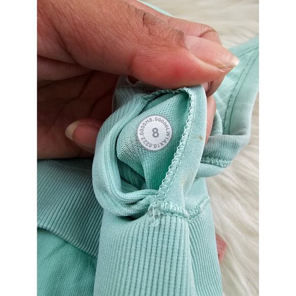 Lululemon Ebb to Street Tank Top Wild Mint size 8 - Picture 8 of 9